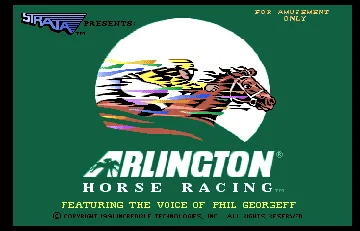 Arlington Horse Racing (v1.21-D) screen shot title